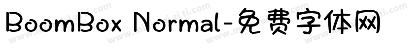 BoomBox Normal字体转换